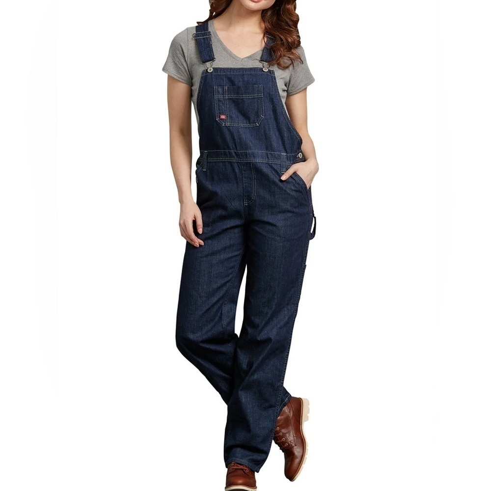 Dickie’s Denim Dungarees Overallls Size L